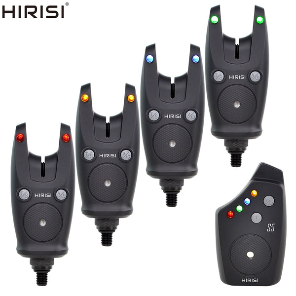 Hirisi Wireless Carp Fishing Alarm Set Waterproof, Fishing Bite Alarms Fishing Bite Indicator