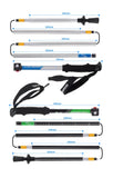 Naturehike ultralight trekking, folding, walking&hiking sticks