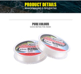 Angryfish fluorocarbon fishing line  50m transparent/Pink super strong