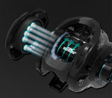 KastKing Crixus super light baitcasting fishing reel with magnetic brake system 8KG drag power