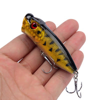 Hot 1pcs Fishing Lures 6.5cm/12g Topwater Popper Bait