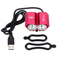 Waterproof LED Front Bicycle Headlight Dual Lamps