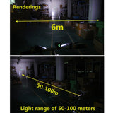 Waterproof LED Front Bicycle Headlight Dual Lamps