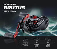 KastKing Brutus baitcasting fishing reel 6.3:1 gear ratio
