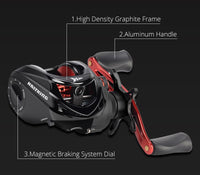 KastKing Brutus baitcasting fishing reel 6.3:1 gear ratio