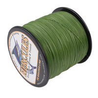 Hercules Braided fishing line for saltwater fishing 8 strands army green 100% PE