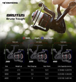 KastKing Brutus super light spinning fishing reel 8KG max drag 5.0:1 gear ratio
