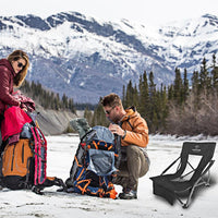 Portable collapsible moon chair ultralight home furniture