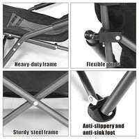 Portable collapsible moon chair ultralight home furniture