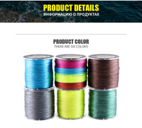 Angryfish 9 Strands weaves braided super strong PE 15LB-70LB fishing line