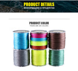Angryfish 9 Strands weaves braided super strong PE 15LB-70LB fishing line