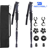 2pcs/lot of trekking poles, telescopic walking stick