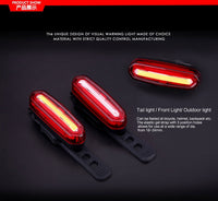 Deemount 100 LM Rechargeable COB LED USB Mountain Bike Tail Light Taillight