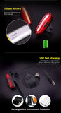 Deemount 100 LM Rechargeable COB LED USB Mountain Bike Tail Light Taillight