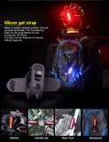 Deemount 100 LM Rechargeable COB LED USB Mountain Bike Tail Light Taillight