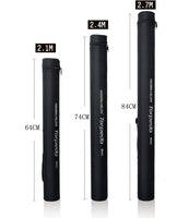 Travel set from fishing rod made from carbon in comfortable bag