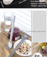 TiTo titanium long handle spoon / spork