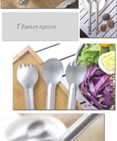 TiTo titanium long handle spoon / spork