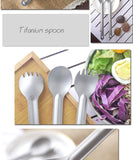TiTo titanium long handle spoon / spork