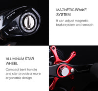 JITAI Baitcasting fishing reel 8Kg braking power 14+1BBs