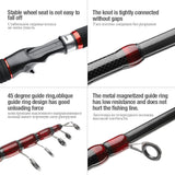 DONQL telescopic spinning fishing rod