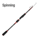 DONQL telescopic spinning fishing rod