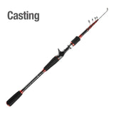 DONQL telescopic spinning fishing rod