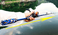 Ultralight carbon fishing rod spinning fly