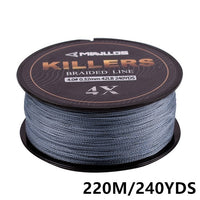 Mavllos 0.06-0.6mm 4-121Lb 4 strands braided fishing line saltwater multifilament