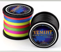 Yemiht Lure line multicolour PE braided wire 4 strands multifilament