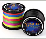 Yemiht Lure line multicolour PE braided wire 4 strands multifilament