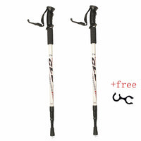 2Pc/Pair 135CM Walking Stick Trekking Aluminum alloy