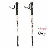 2Pc/Pair 135CM Walking Stick Trekking Aluminum alloy