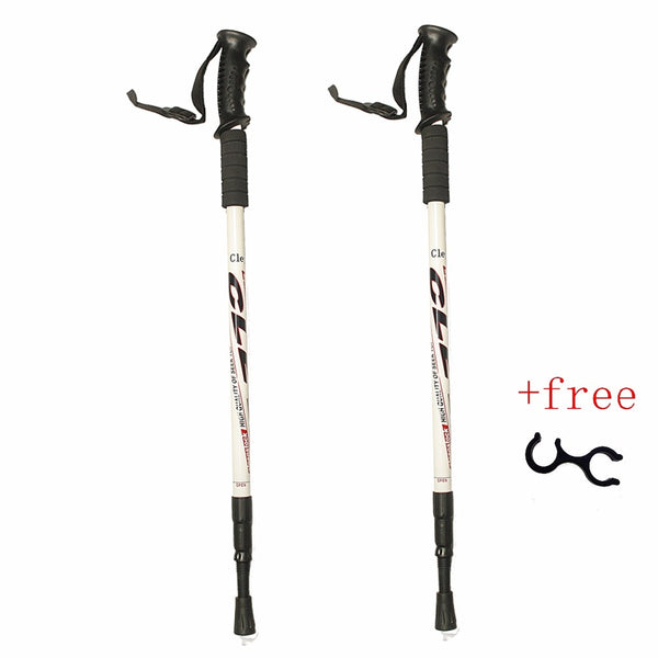 2Pc/Pair 135CM Walking Stick Trekking Aluminum alloy