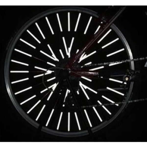12 Pieces Bicycle Tube Warning Light Strip Reflector