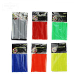 12 Pieces Bicycle Tube Warning Light Strip Reflector