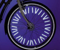 12 Pieces Bicycle Tube Warning Light Strip Reflector