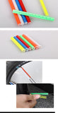 12 Pieces Bicycle Tube Warning Light Strip Reflector