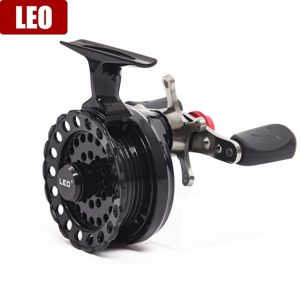 LEO DWS60 4 + 1BB 2.6:1 65MM Fly Fishing Reel Wheel with High Foot Fishing Reels Fishing Reel Wheels