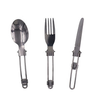 YOUGLE stainless steel folded fork / spoon / knife