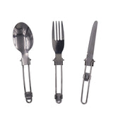 YOUGLE stainless steel folded fork / spoon / knife