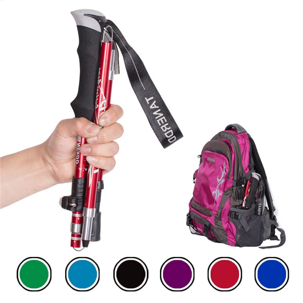 EVA handle 4-section folding walking sticks canes
