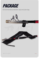 Bassland telescopic carbon fiber fishing rod  for seabass pike