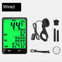 Wireless And Wired MTB Bicycle Cycling Odometer Stopwatch Speedometer