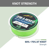 ZILLION Fishing line at 8 braided PE line floating braid lines 150m