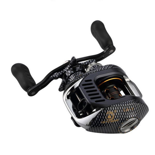 6.3:1 Baitcast Reel 13 Bearing Large Line Capacity Lightweight Left-handed Right-handed Bait Casting Fishing Wheel