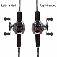 6.3:1 Baitcast Reel 13 Bearing Large Line Capacity Lightweight Left-handed Right-handed Bait Casting Fishing Wheel