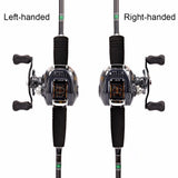 6.3:1 Baitcast Reel 13 Bearing Large Line Capacity Lightweight Left-handed Right-handed Bait Casting Fishing Wheel
