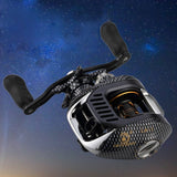 6.3:1 Baitcast Reel 13 Bearing Large Line Capacity Lightweight Left-handed Right-handed Bait Casting Fishing Wheel