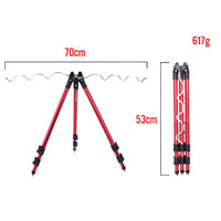 Adjustable tripod retractable carp fishing Rod stand holder